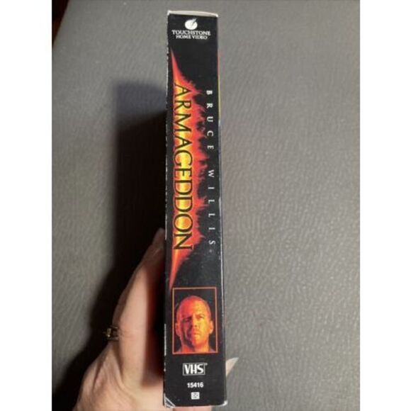 Armageddon (VHS, 1998) Bruce Willis Ben Affleck Billy Bob Thornton Liv Tyler - Picture 5 of 7